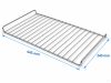 Whirlpool / Indesit sütőrács 44,5 × 33,5 cm (481245819334) - utángyártott