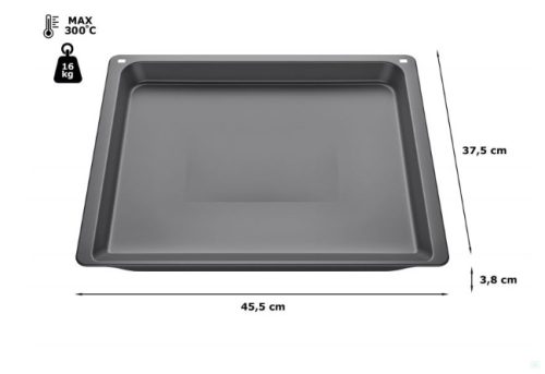 Bosch / Siemens univerzális mély sütőtepsi 455×375 mm 17004290 / HEZ532010 – gyári