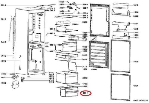 Whirlpool Indesit kombinált hűtő fagyasztófiók (481010596937) - gyári