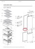 LG kombi hűtő normál tér szigetelés (ADX73571108) - gyári