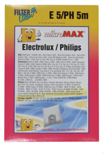 Electrolux AEG E206S Anti Allergy porzsák (9001684605) - utángyártott
