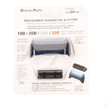   Braun 10B/20B 10S  borotva vágófej – utángyártott kombicsomag (81387932)