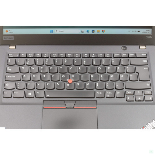 Lenovo ThinkPad T490s felújított laptop i5-8265U 16GB RAM 256SSD 14" FHD Touch WIN11