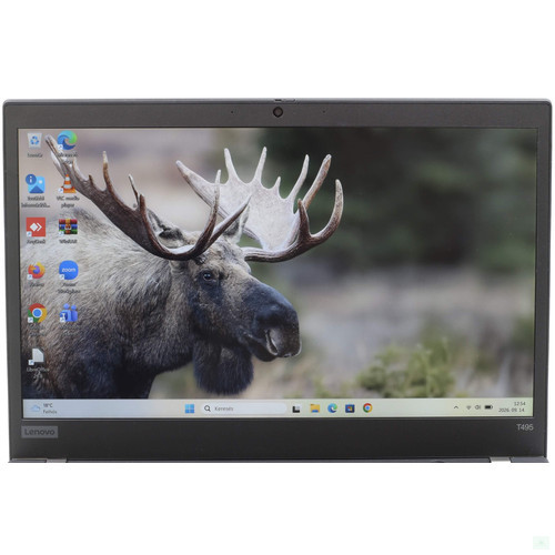 Lenovo Thinkpad T495 felújított laptop Ryzen 3 Pro 3300U 16GB RAM 256SSD 14" FHD WIN11